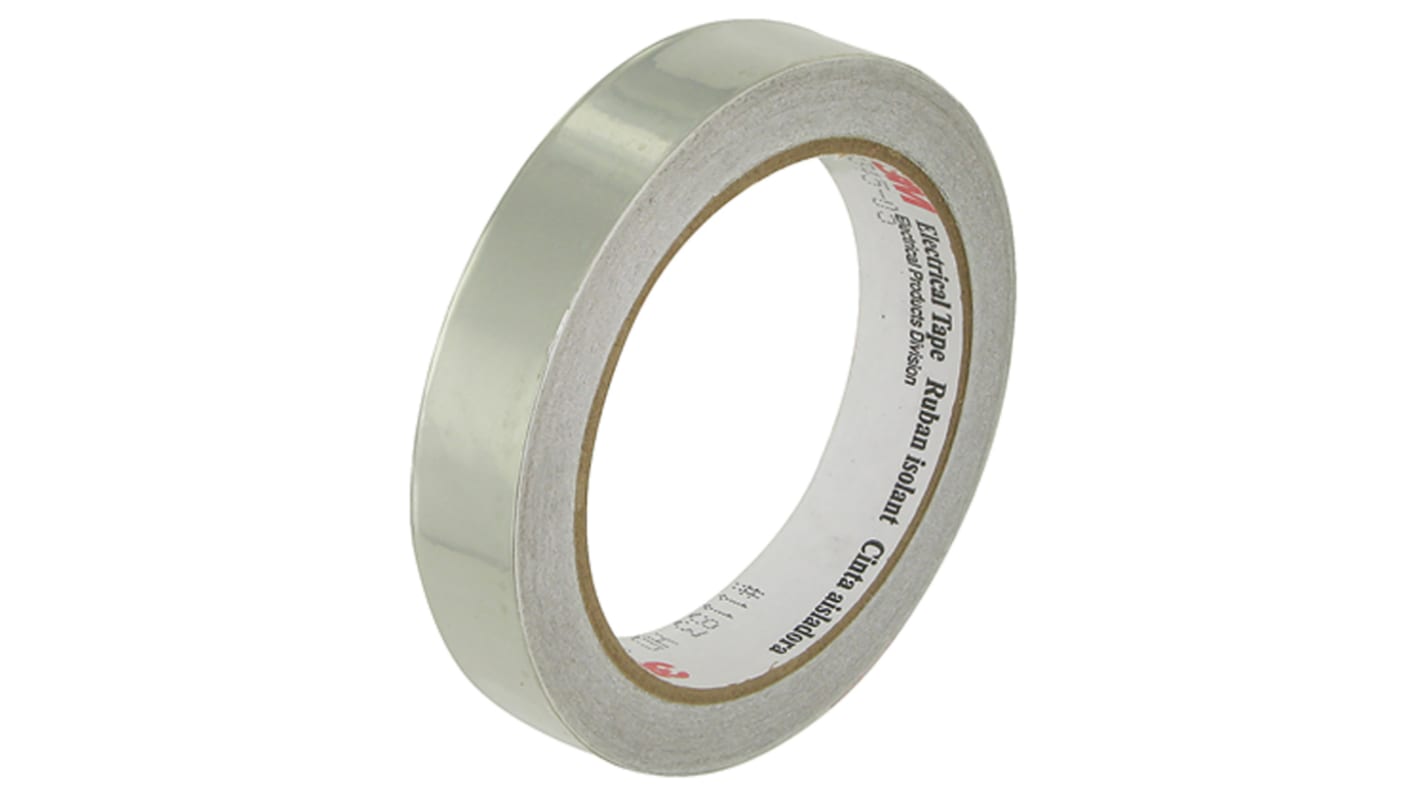 3M 1183 Conductive Tin Clad Copper Tape, 19.1mm x 16m
