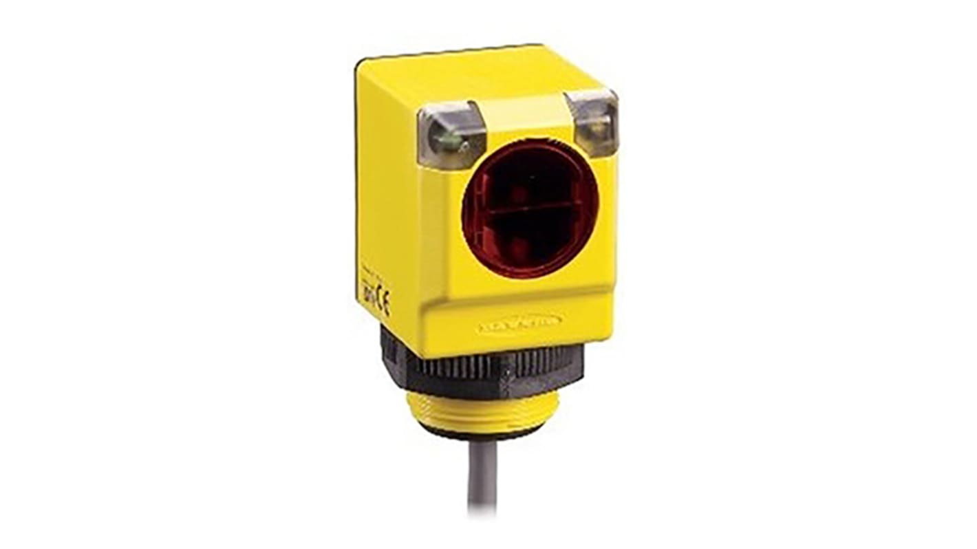Rs-Online Sensore fotoelettrico Rettangolare Banner a diffusione rilevamento 200 mm uscita PNP