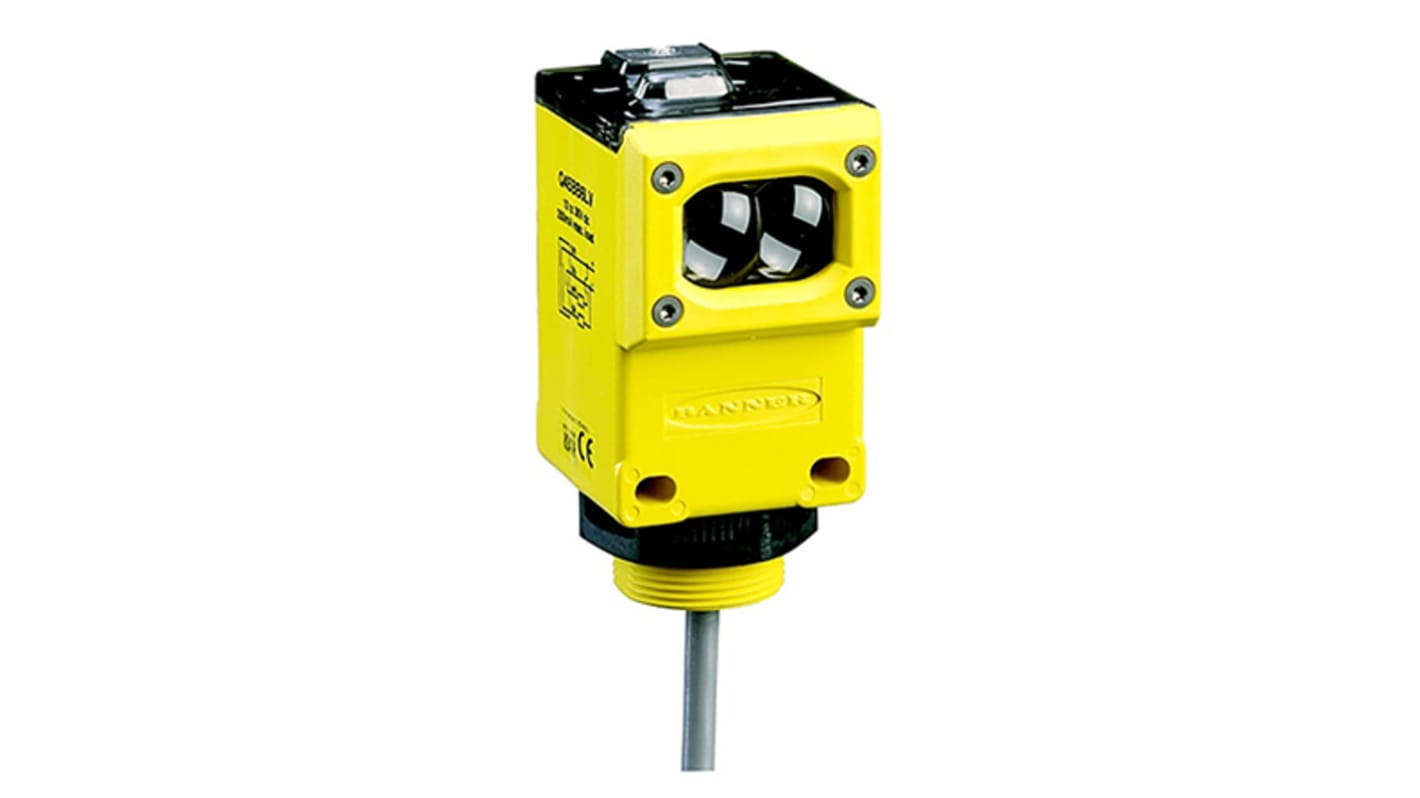 Rs-Online Sensore fotoelettrico Rettangolare Banner a diffusione rilevamento 1 m uscita Corrente costante