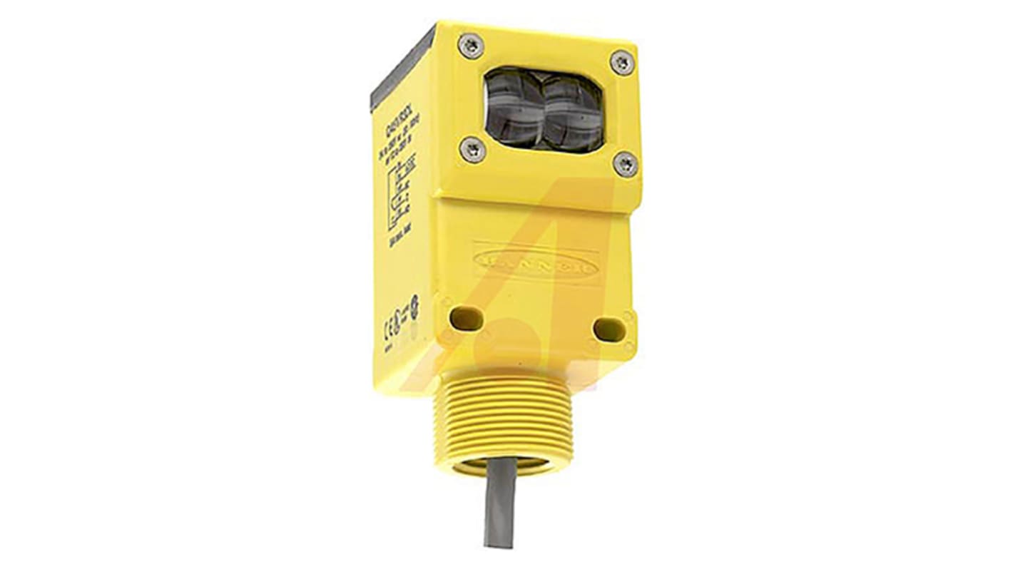 Banner Diffuse Photoelectric Sensor, Block Sensor, 1.8 m Detection Range