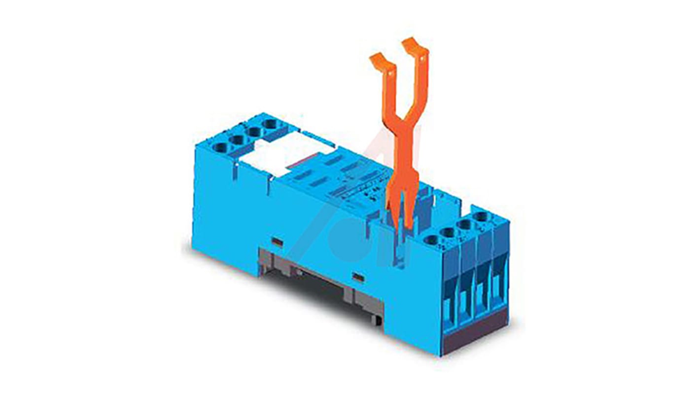 Turck 继电器底座, 10A, DIN导轨安装, 适用于C7-A20 系列继电器，C7-T21 系列继电器，C7-G20 系列继电器，C7-X10 系列继电器，C7-W10 系列继电器