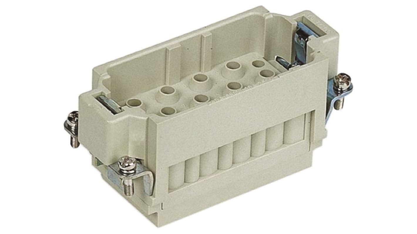 Embout de connecteur HARTING série Han-Com, 12 contacts , 40A, Mâle