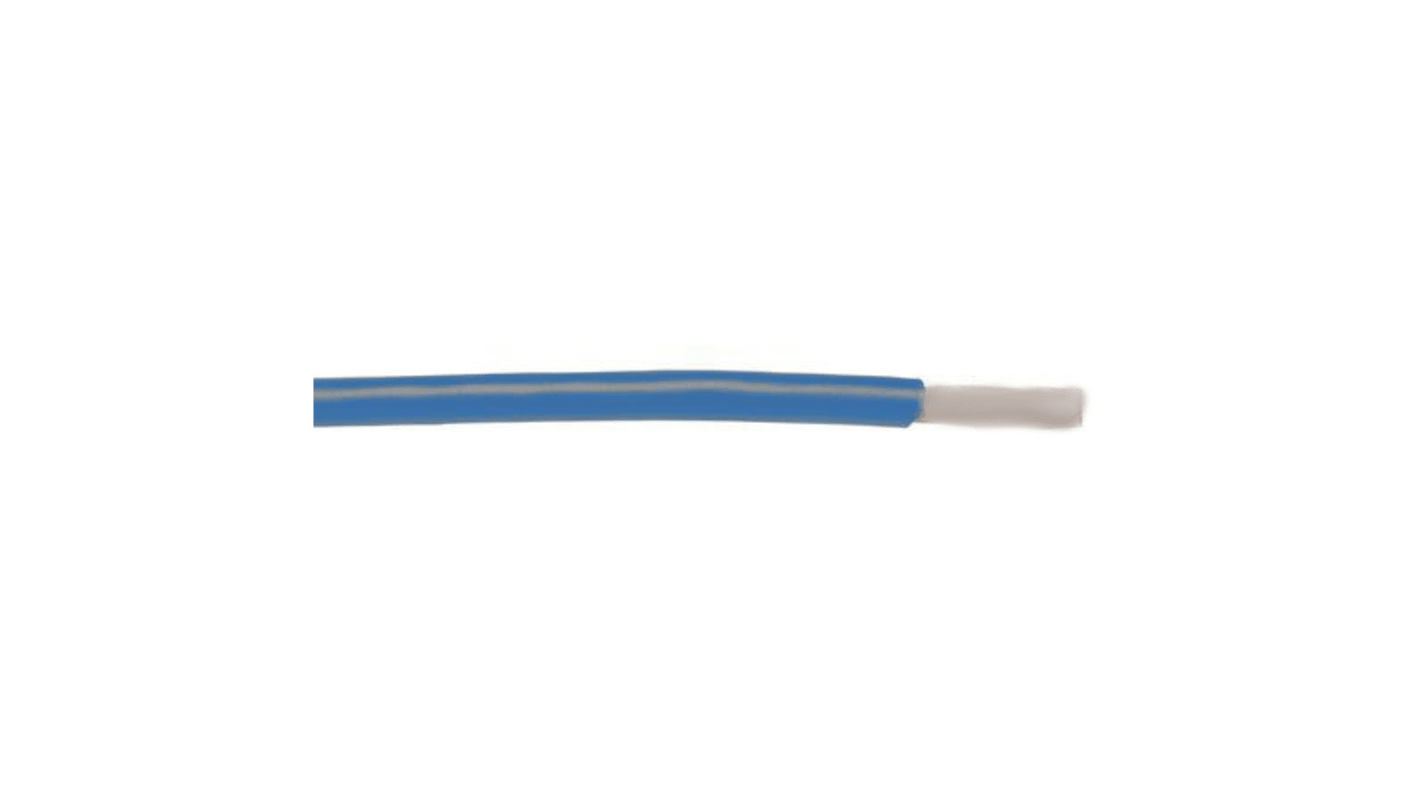 Alpha Wire 蓝色电线, 1.3 mm², 30m长, 16 AWG, 300 V, 最高+105°C, PVC绝缘, Hook-up Wire PVC系列