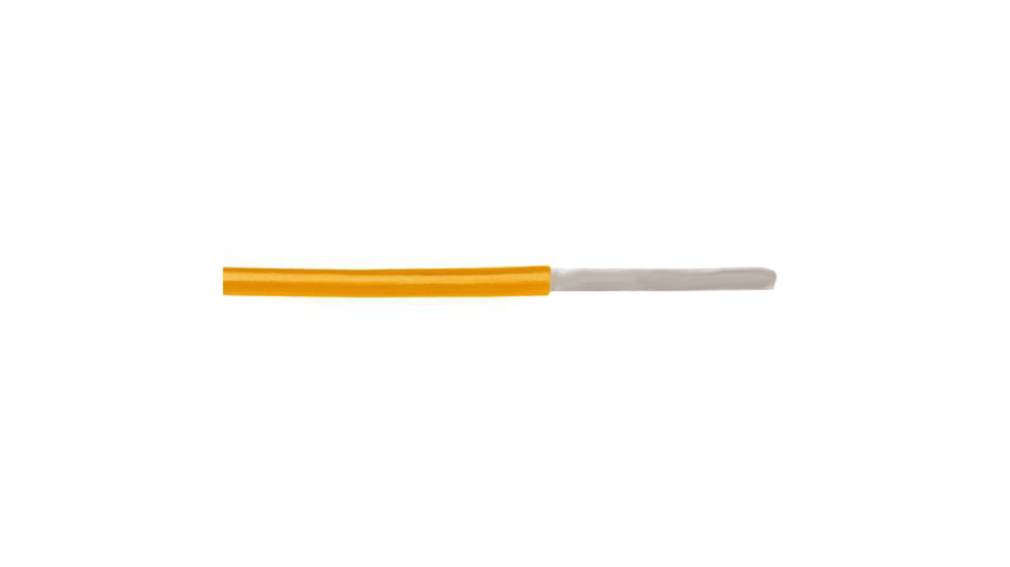 Alpha Wire Hook-up Wire PVC Series Orange 1.3 mm² Hook Up Wire, 16 AWG, 1/1.29 mm, 30m, PVC Insulation, 3057/1 OR005