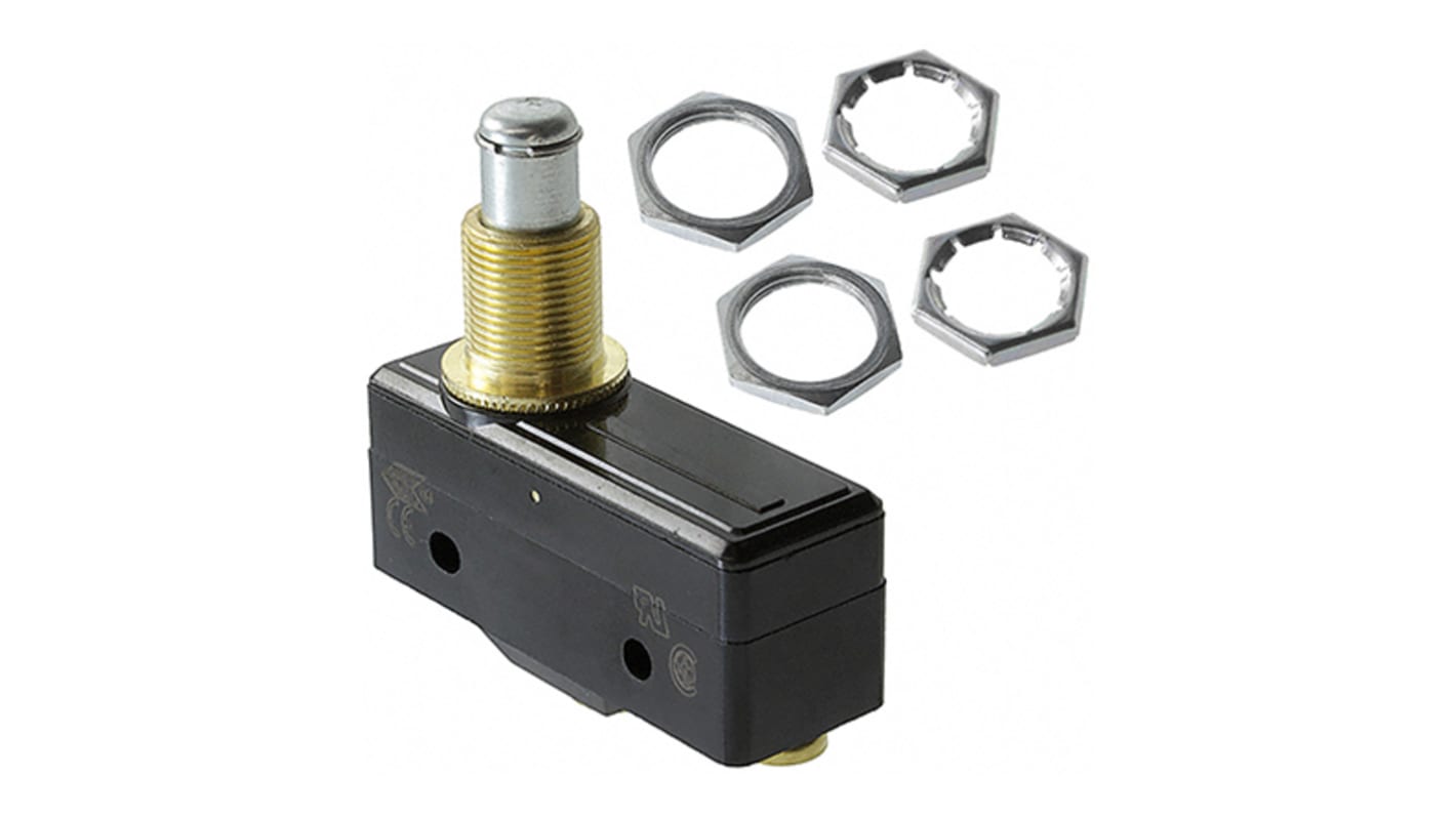 Honeywell Plunger Microswitch, Screw Terminal, 15 A, SP-CO