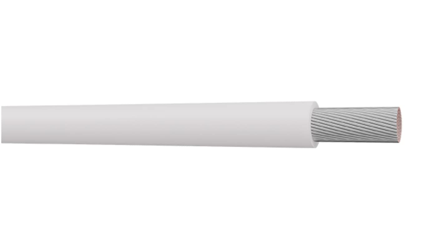 AXINDUS 白色电线, 0.22 mm², 200m长, 24 AWG, 250 V, 最高+105°C, PVC绝缘, KY30系列