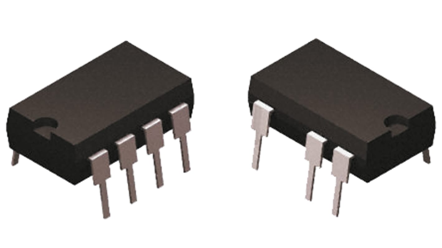 onsemi NCP1076P065G, PWM Controller, 8.1 V, 65 kHz 7-Pin, PDIP