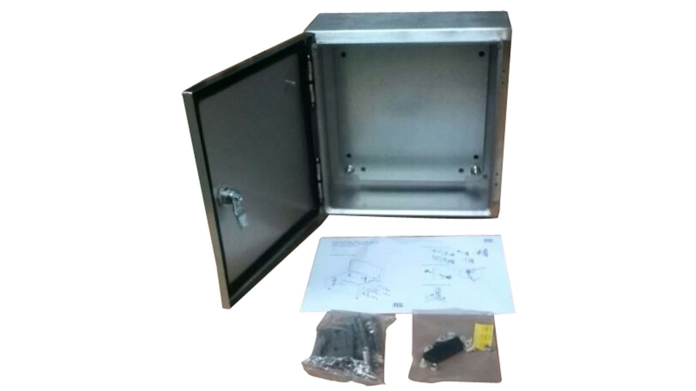 RS PRO 304 Stainless Steel Wall Box, IP66, 300 mm x 400 mm x 150mm