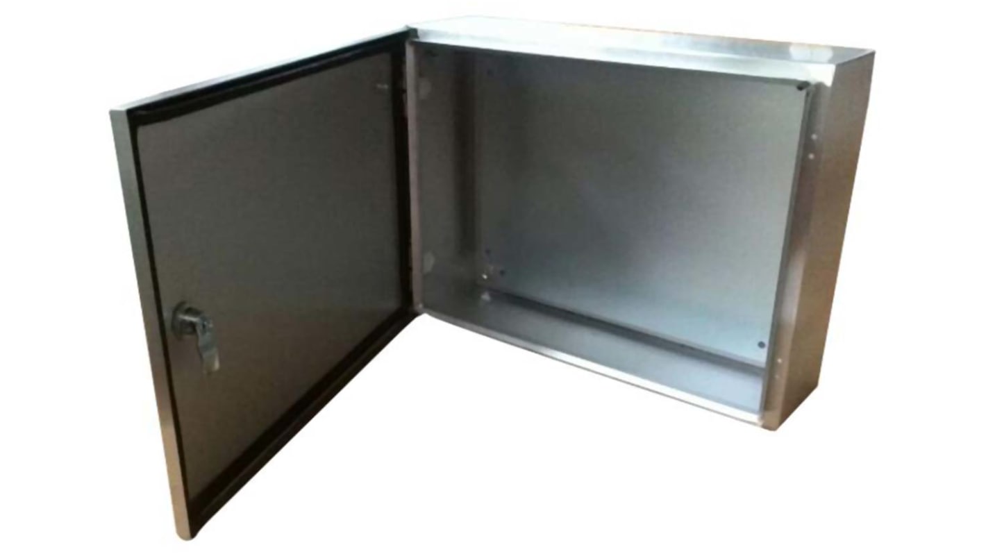 RS PRO 304 Stainless Steel Wall Box, IP66, 480 mm x 480 mm x 240mm