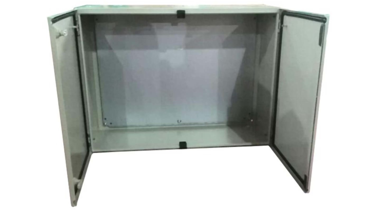 Contenitore a parete RS PRO in Acciaio 800 x 600 x 300mm, col. RAL 7032, IP66