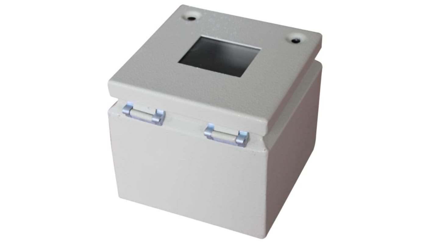 Scatola di derivazione RS PRO, Acciaio Grigio, 150 x 150 x 120mm, IP65