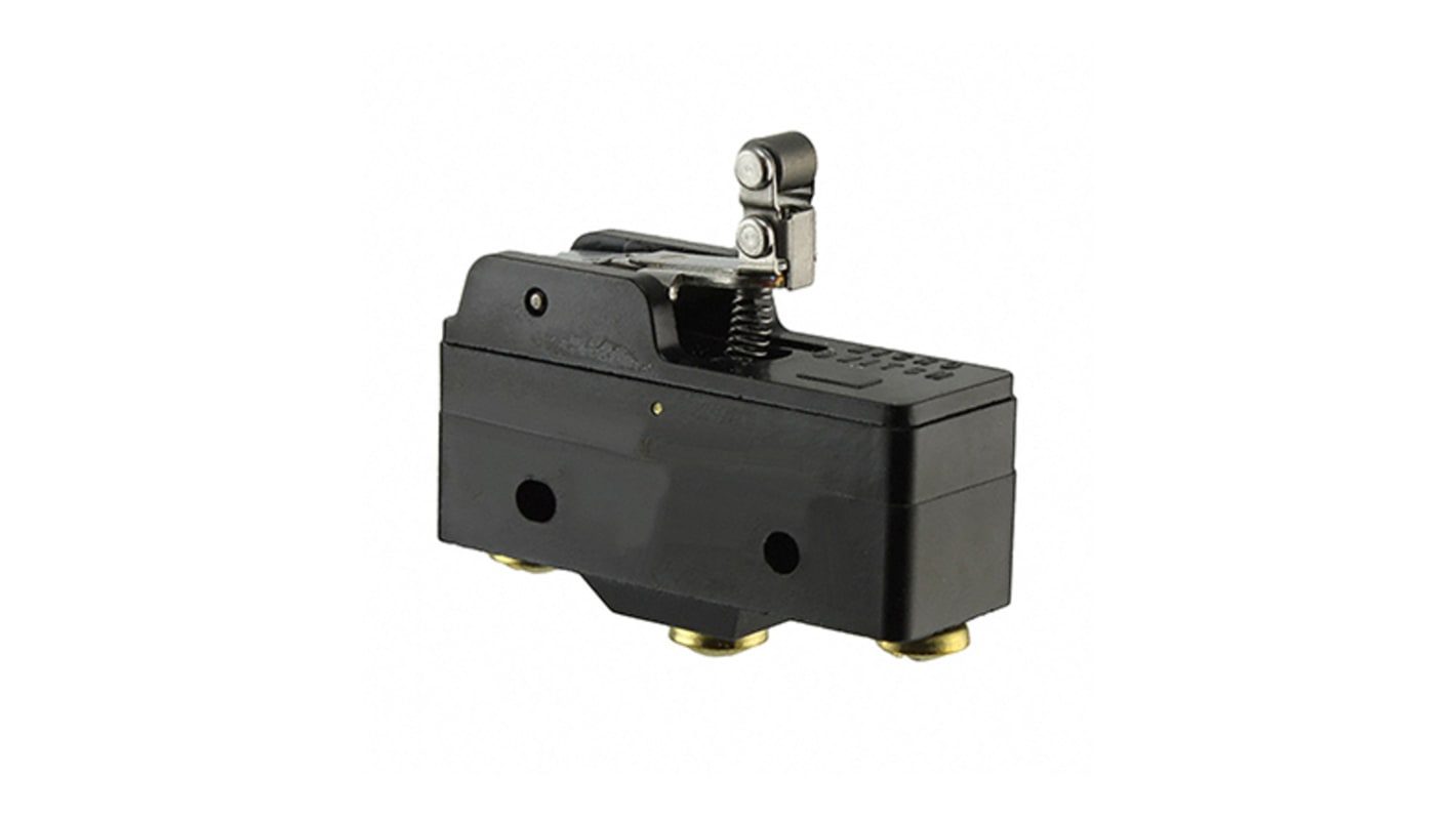Honeywell Roller Lever Micro Switch, Screw Terminal, 15 A, SP-CO