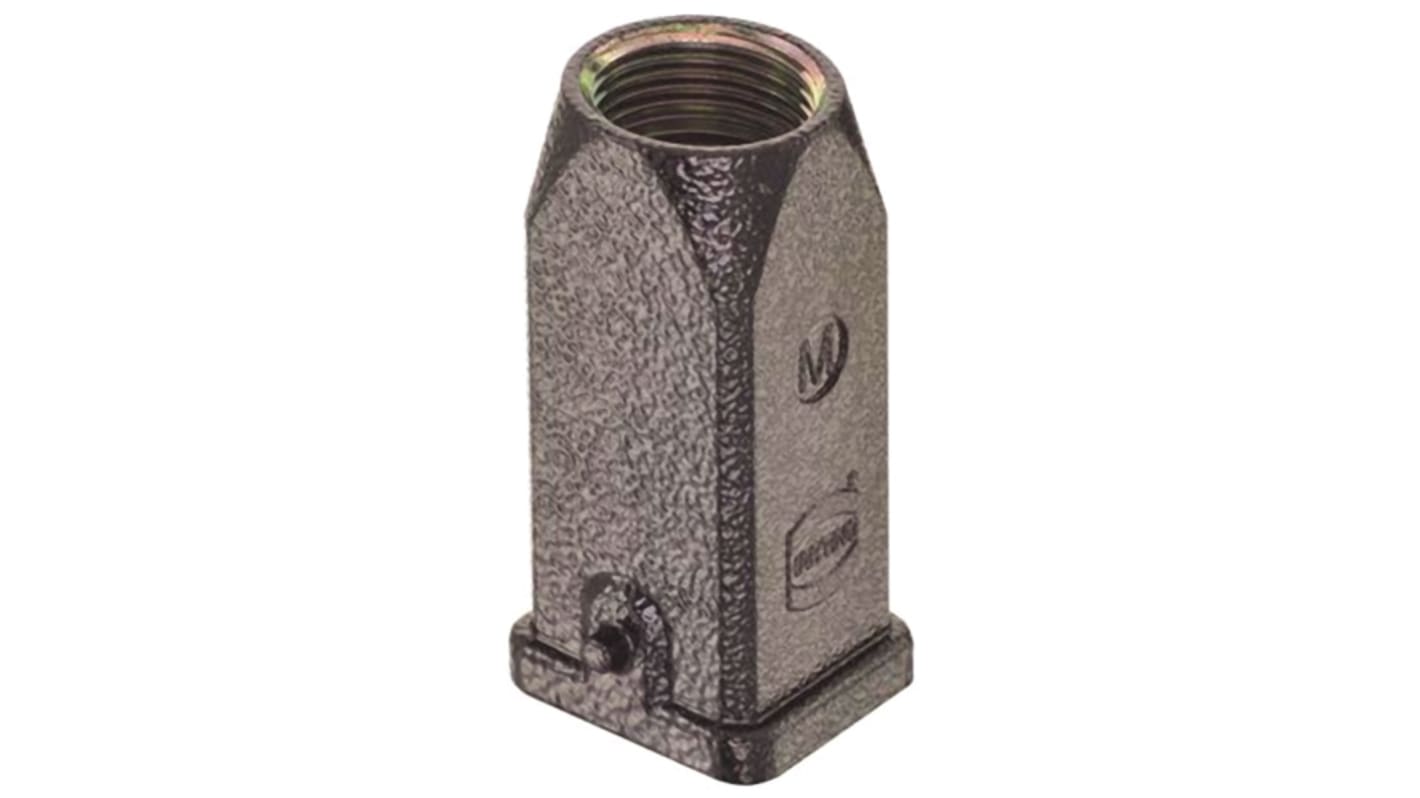 HARTING Han M Heavy Duty Power Connector Hood, M20 Thread, Top Entry