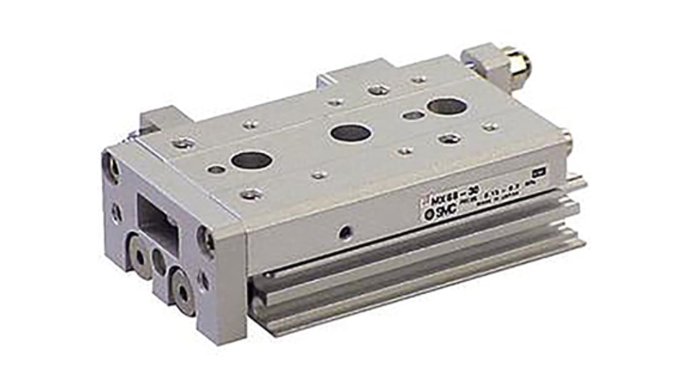 SMC MXS, M5 x 0,8 Pneumatik-Führungszylinder doppeltwirkend, Bohrung Ø 12mm / Hub 40mm, bis 0,7 MPa