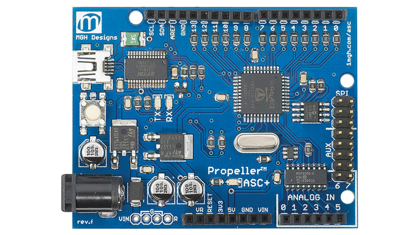 Parallax Inc Propeller ASC+ MCU Add On Board 32214
