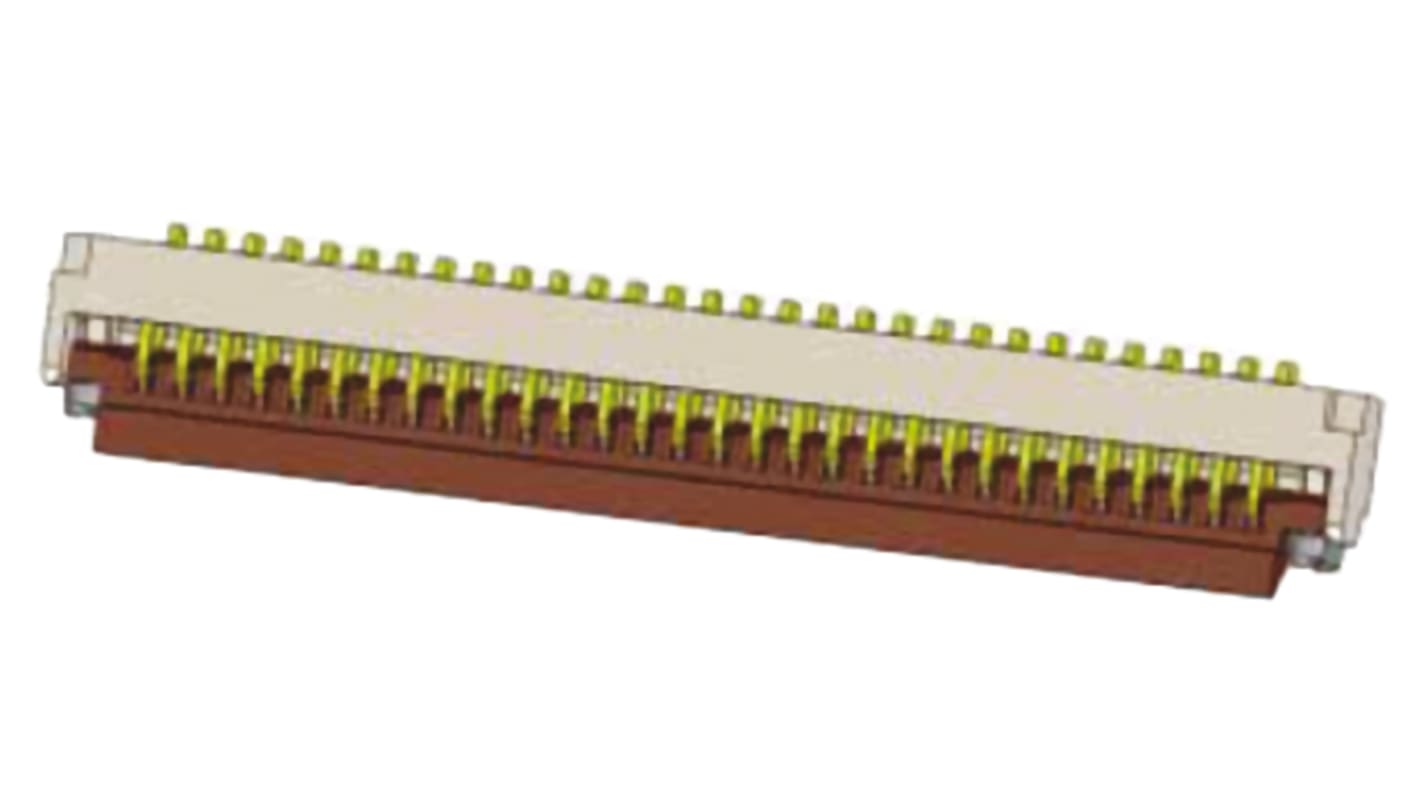 Hirose FH33, SMD FPC-Steckverbinder, Buchse, 32-polig / 1-reihig, Raster 0.5mm Lötanschluss