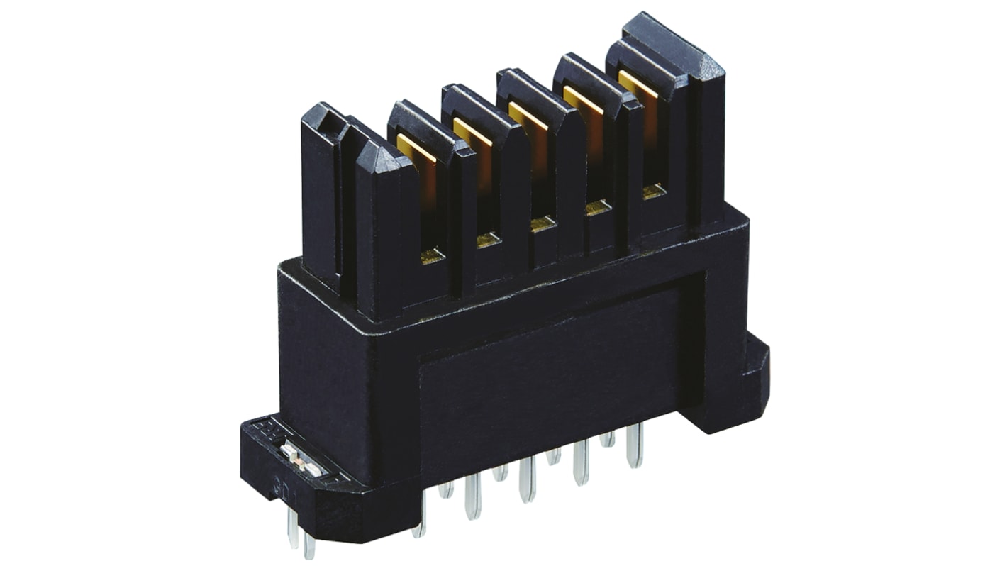 Conector macho para PCB Hirose serie FunctionMAX FX30B de 2 vías, 1 fila, paso 3.81mm, para soldar, Orificio Pasante