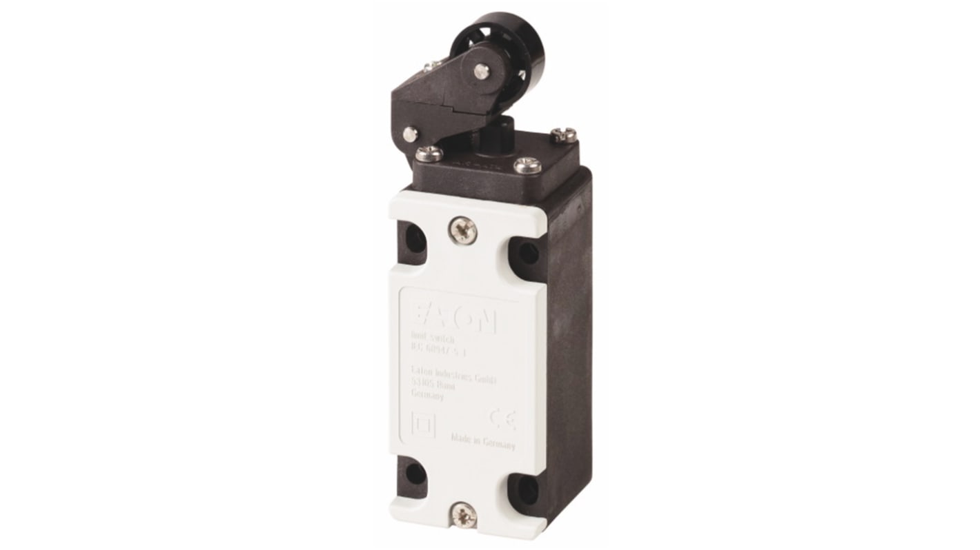 Eaton Series Roller Lever Limit Switch, NO/NC, IP65, Plastic Housing, 415V ac Max, 10A Max