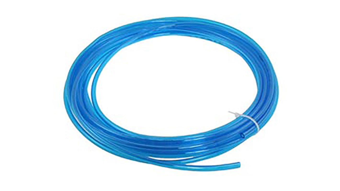 Tuyau à air comprimé SMC, 12.7mm x 8.46mm x 20m Bleu en Polyuréthane