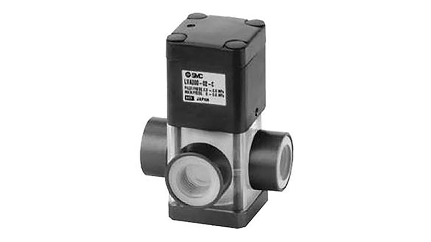 SMC 2/2 Pneumatic Solenoid Valve - Pneumatic NPT 1/4 LVA Series