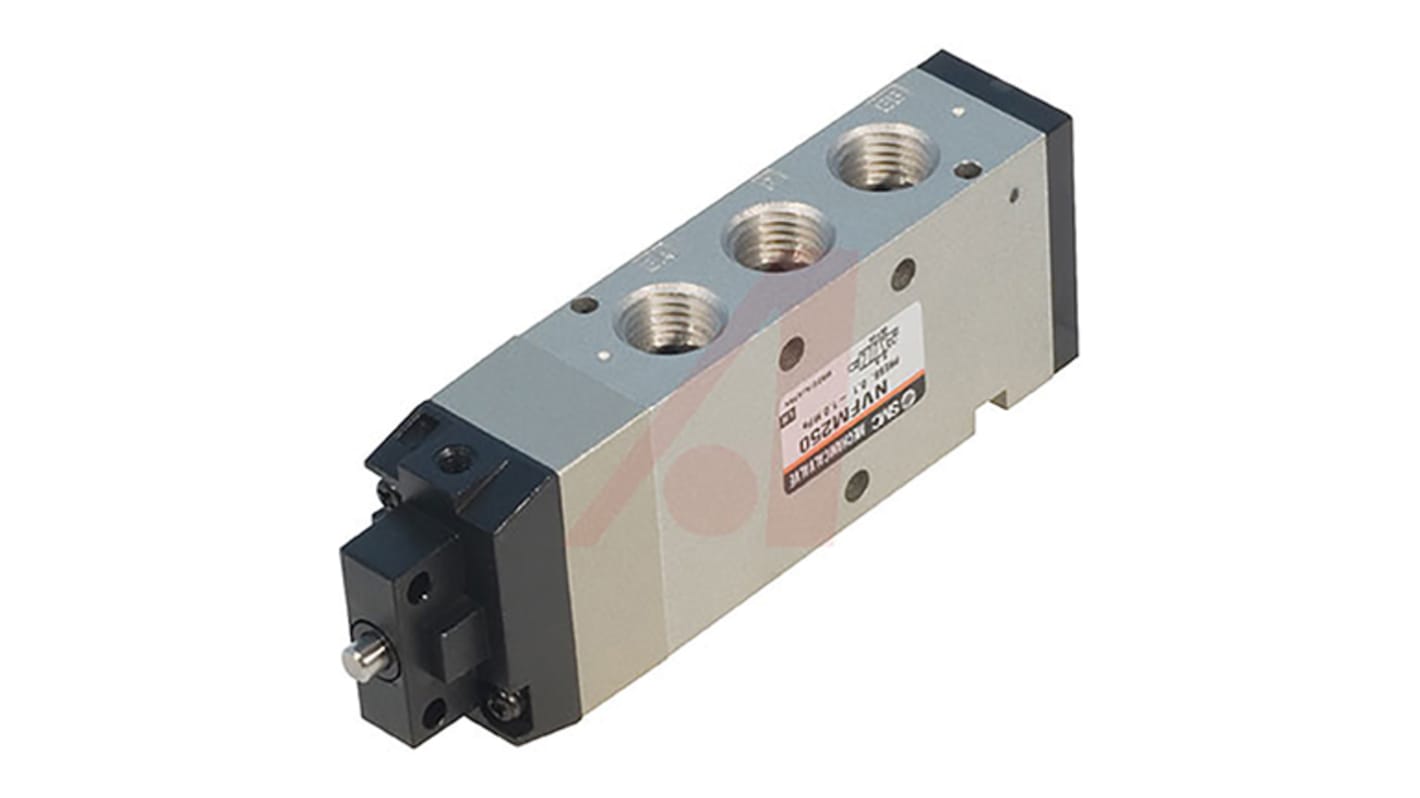 SMC Basic 4/2 Pneumatic Manual Control Valve VFM200 Series, NPT 1/4, 1/4, III B