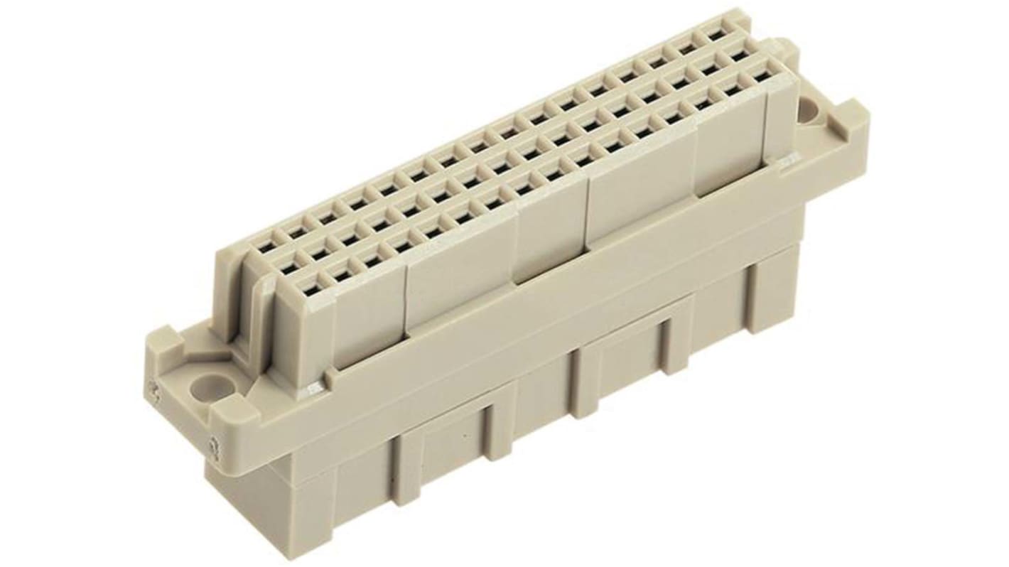 HARTING DIN 41612 48 Way 2.54mm Pitch, Type 2R, 3 Row, Straight DIN 41612 Connector, Socket