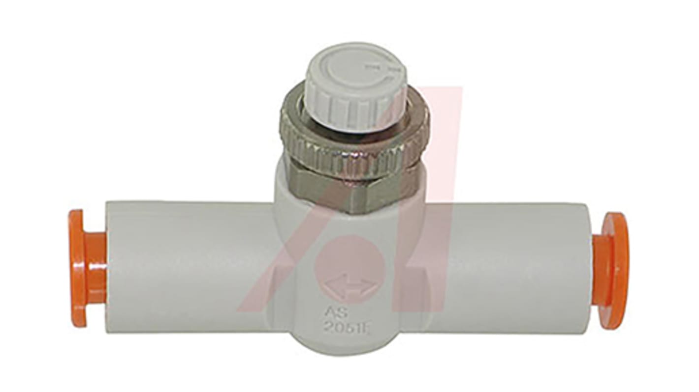 Regulator przepływu SMC Rura Kontrola przepływu AS 1/4cal