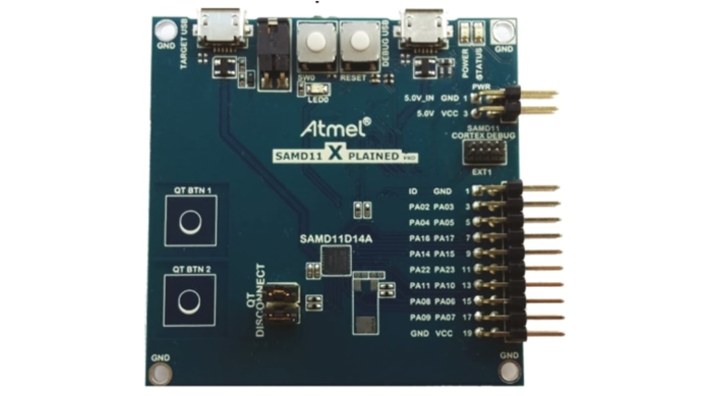 Microchip ARM单片机开发板, ATSAM11处理器, ARM Cortex M0内核