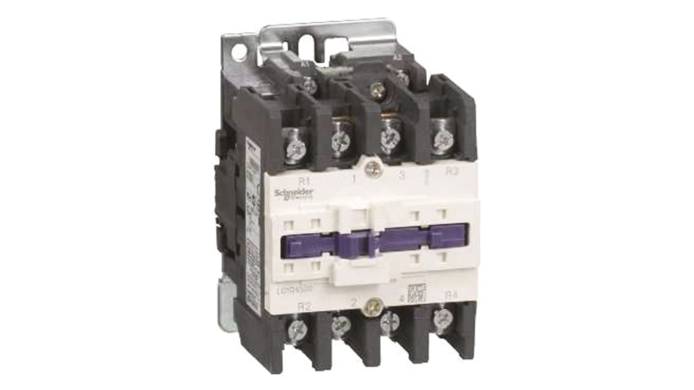 Schneider Electric LC1D Series Contactor, 230 V ac Coil, 4-Pole, 65 A, 2NO + 2NC