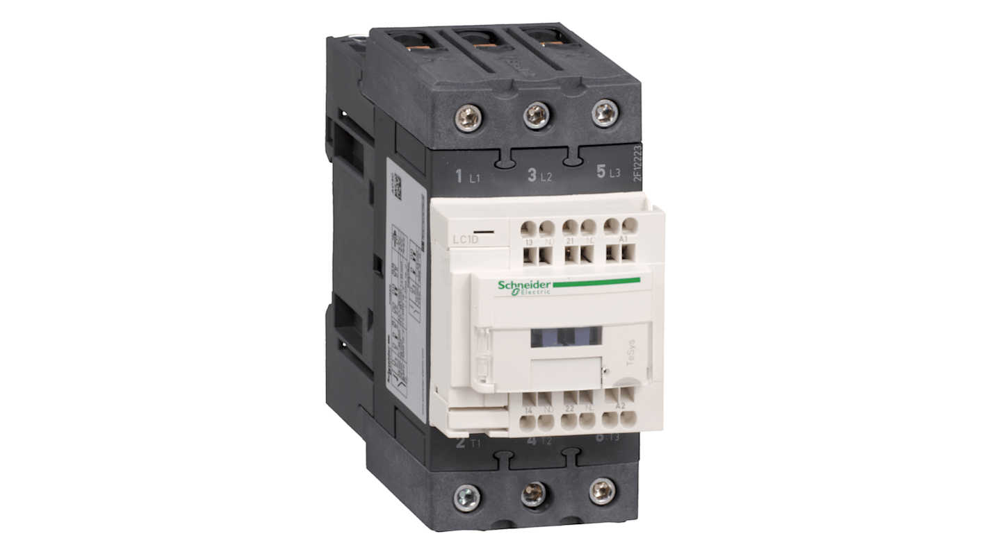 Schneider Electric TeSys D LC1D Leistungsschütz 230 V ac-Spule, 3 -polig / 65 A 3 Schließer