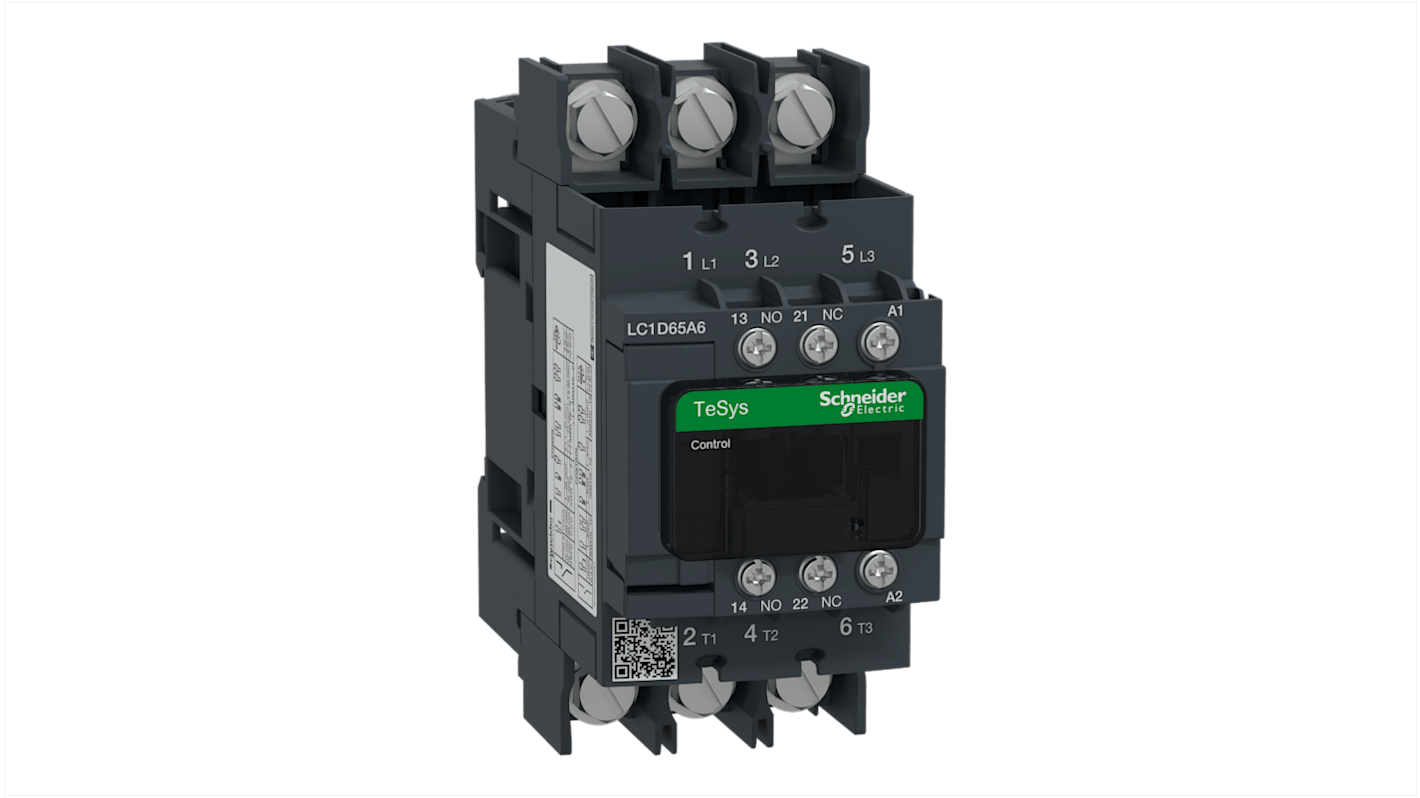 Stycznik 440 V AC Schneider Electric styki: 3 65 A 3NO LC1D65A6F7