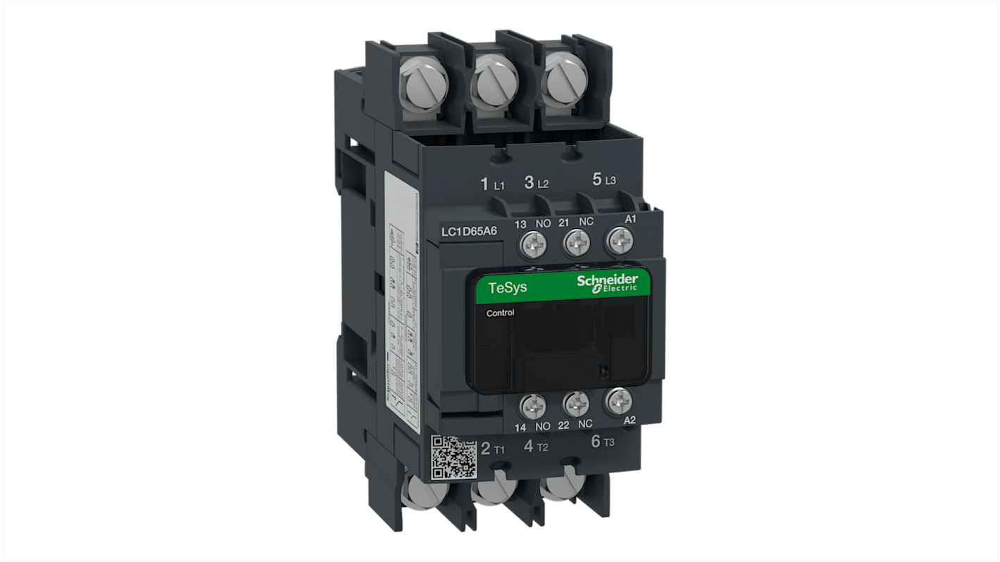 Schneider Electric TeSys D LC1D Leistungsschütz 240 V ac-Spule, 3 -polig / 65 A 3 Schließer