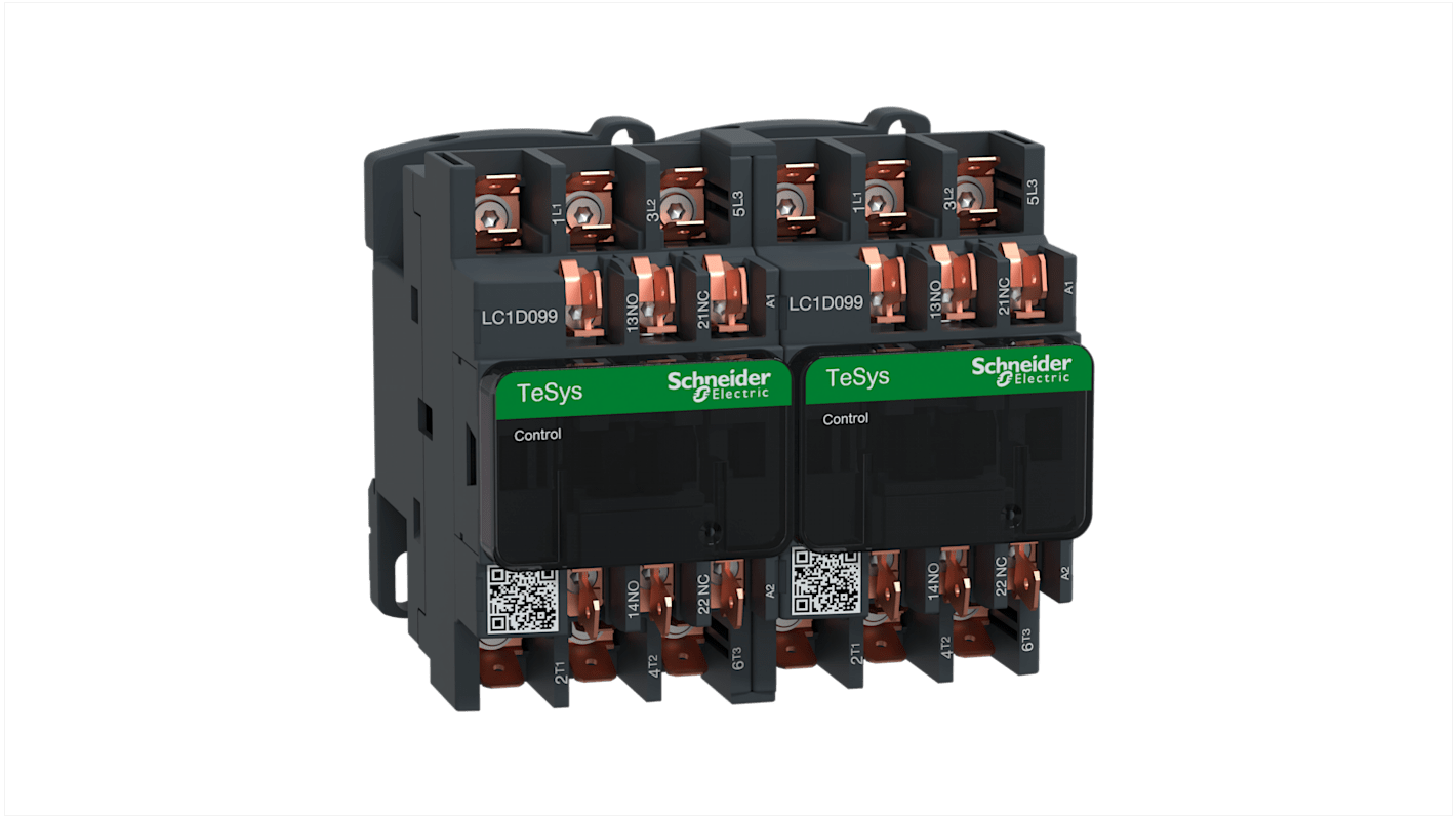 Schneider Electric TeSys D LC2D Contactor, 24 V ac Coil, 3-Pole, 5.5 kW, 300 V dc, 690 V ac