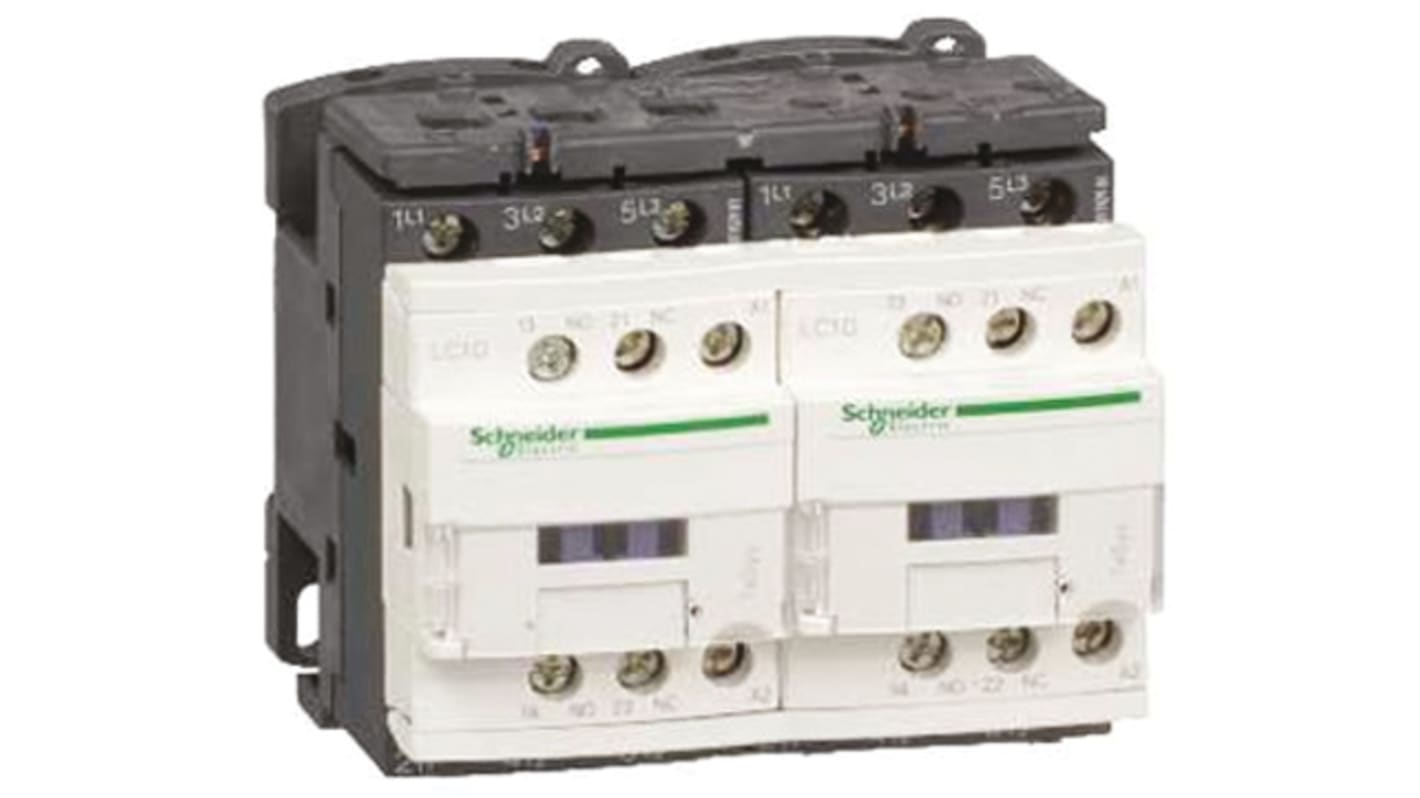 Schneider Electric LC2D Series Contactor, 110 V dc Coil, 3-Pole, 5.5 kW, 300 V dc, 690 V ac