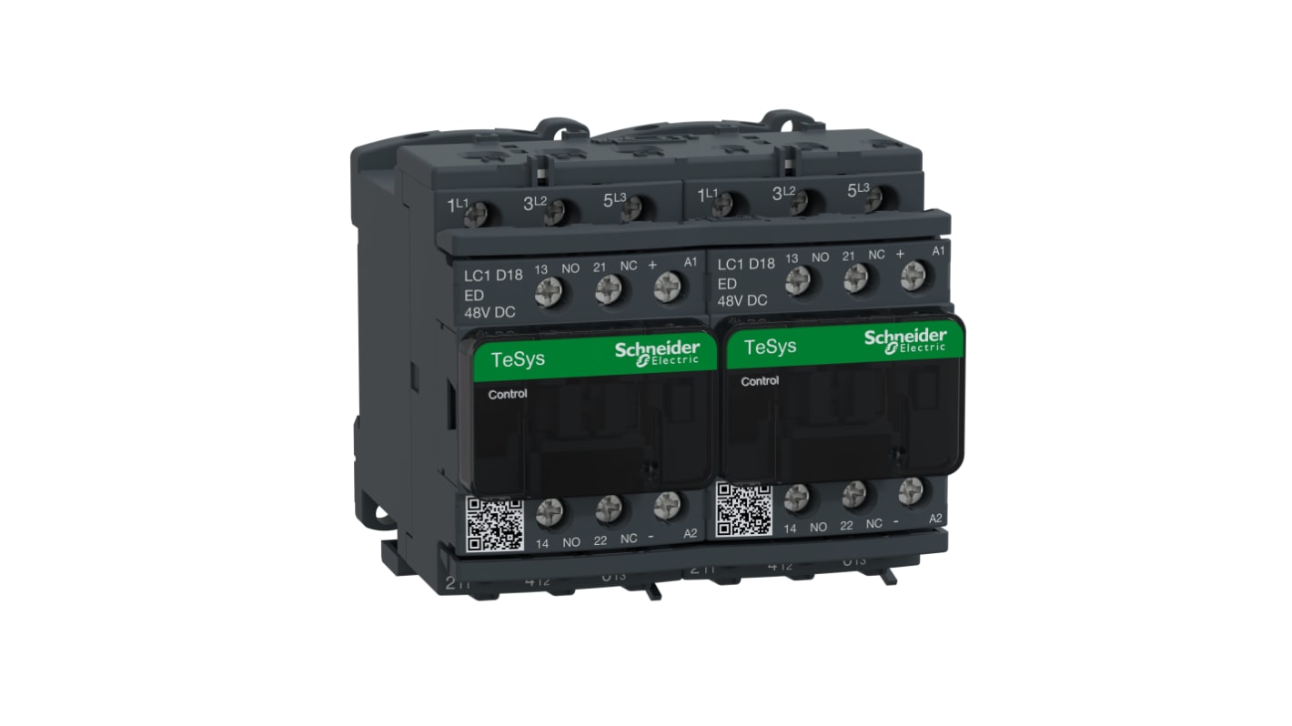 Contactor Schneider Electric TeSys D LC2D de 3 polos, bobina 48 V dc, 7,5 kW