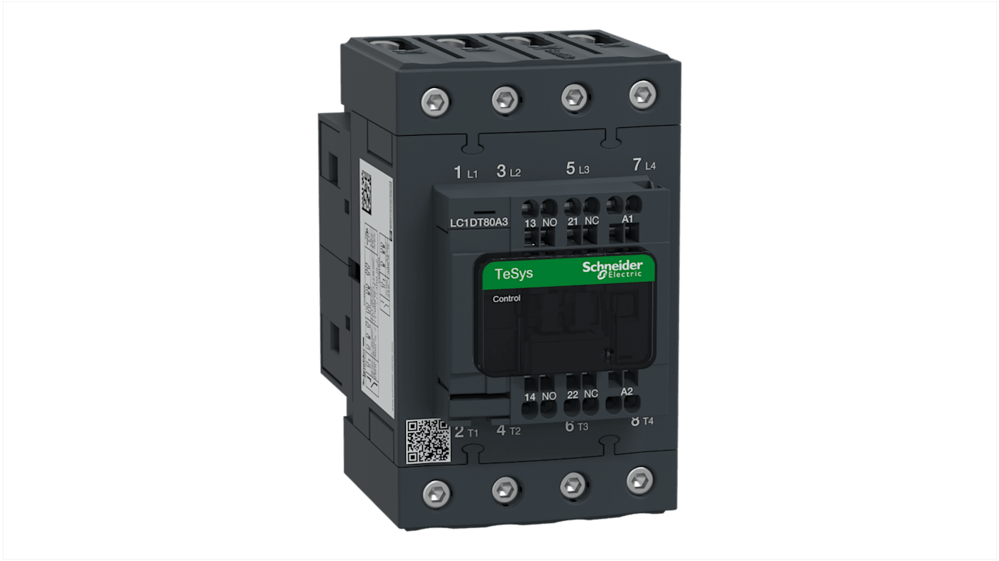 Stycznik 230 V AC Schneider Electric styki: 4 80 A 4NO LC1DT80A3P7