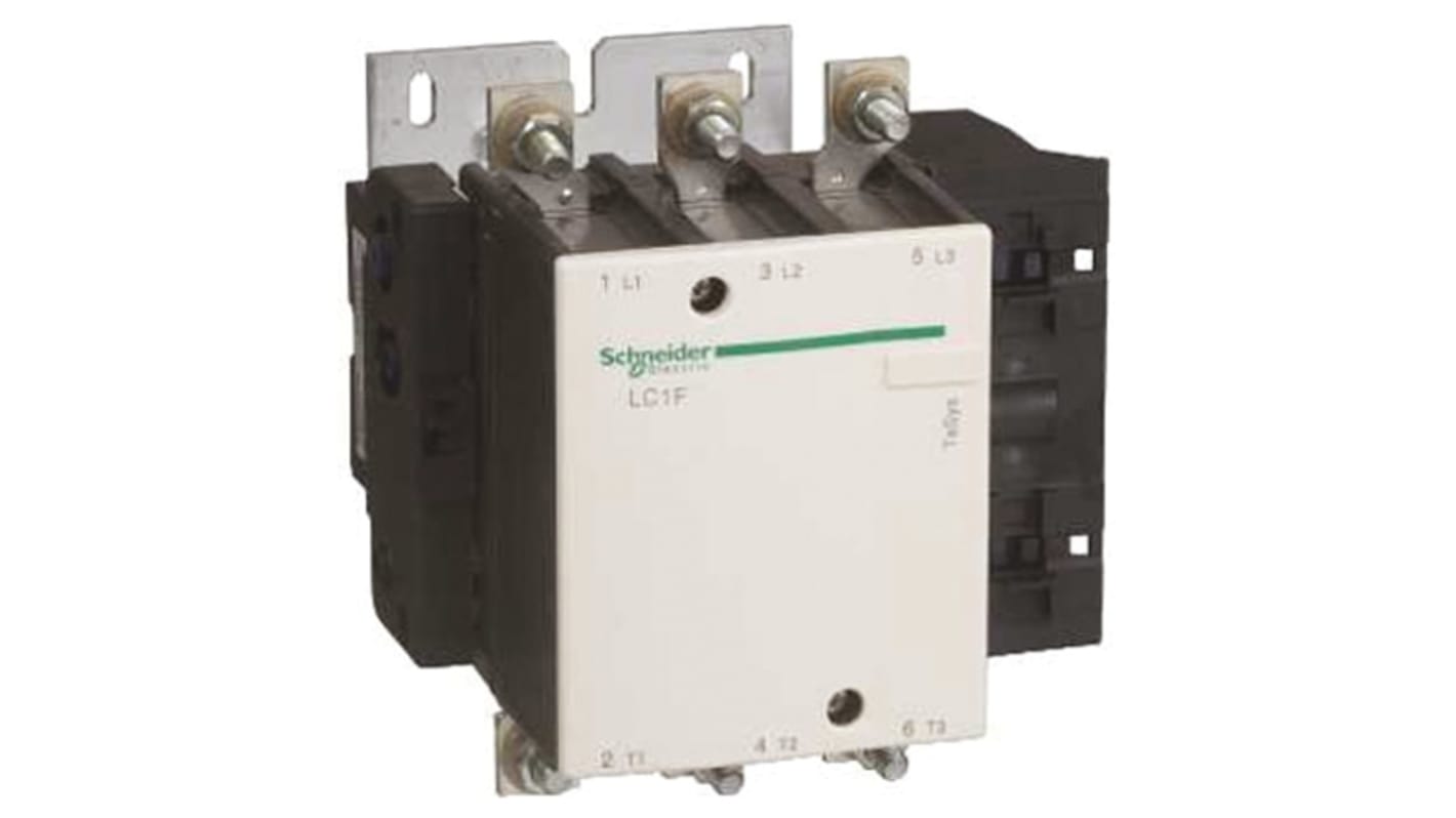 Schneider Electric TeSys F LC1F Contactor, 120 V ac Coil, 3-Pole, 3NO