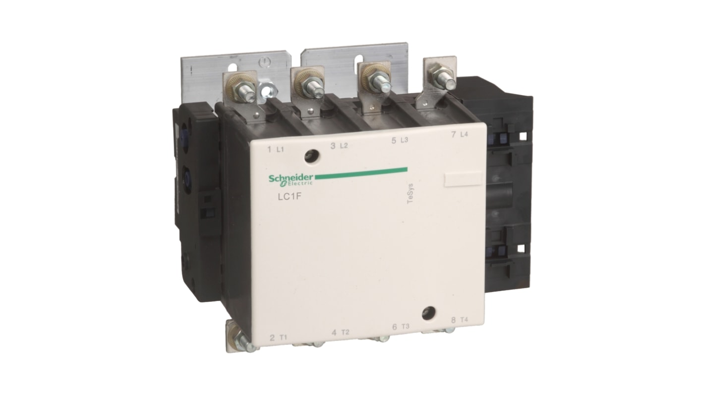 Schneider Electric TeSys F LC1F Contactor, 24 V dc Coil, 4-Pole, 4NO