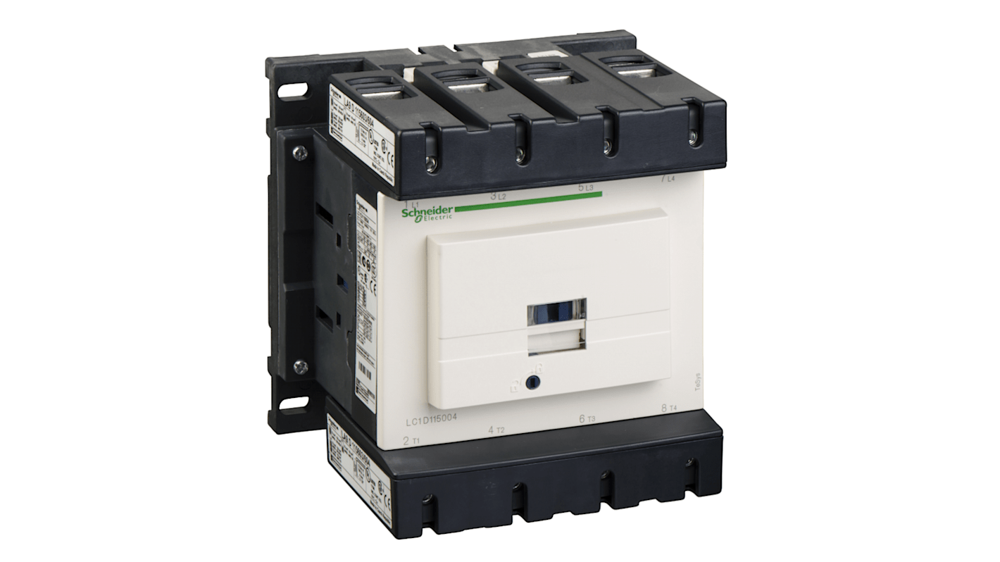 Stycznik 240 V AC Schneider Electric styki: 4 115 A 4NO LC1D115004U7