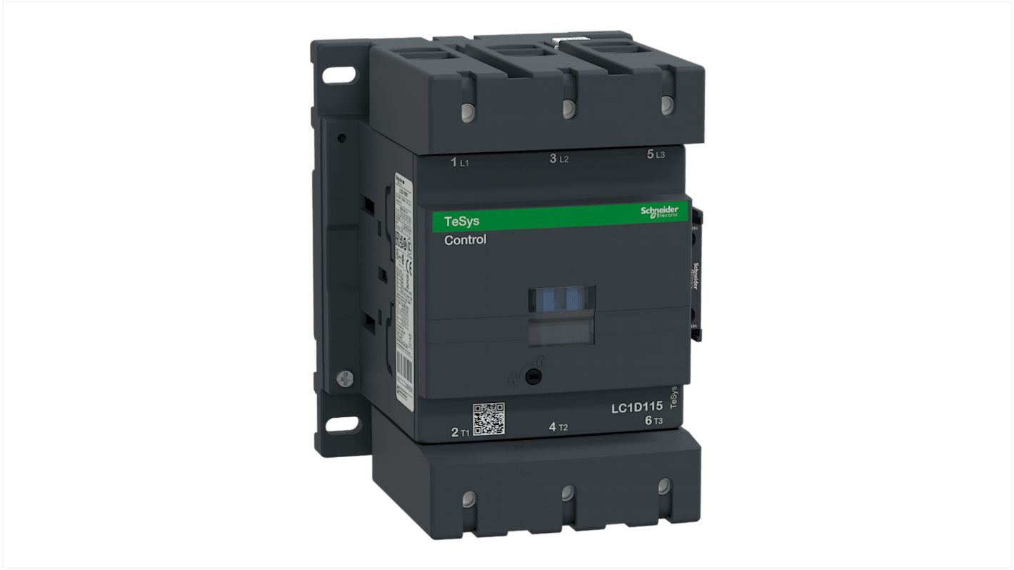 Stycznik 440 V AC Schneider Electric styki: 3 115 A 3NO LC1D115R7