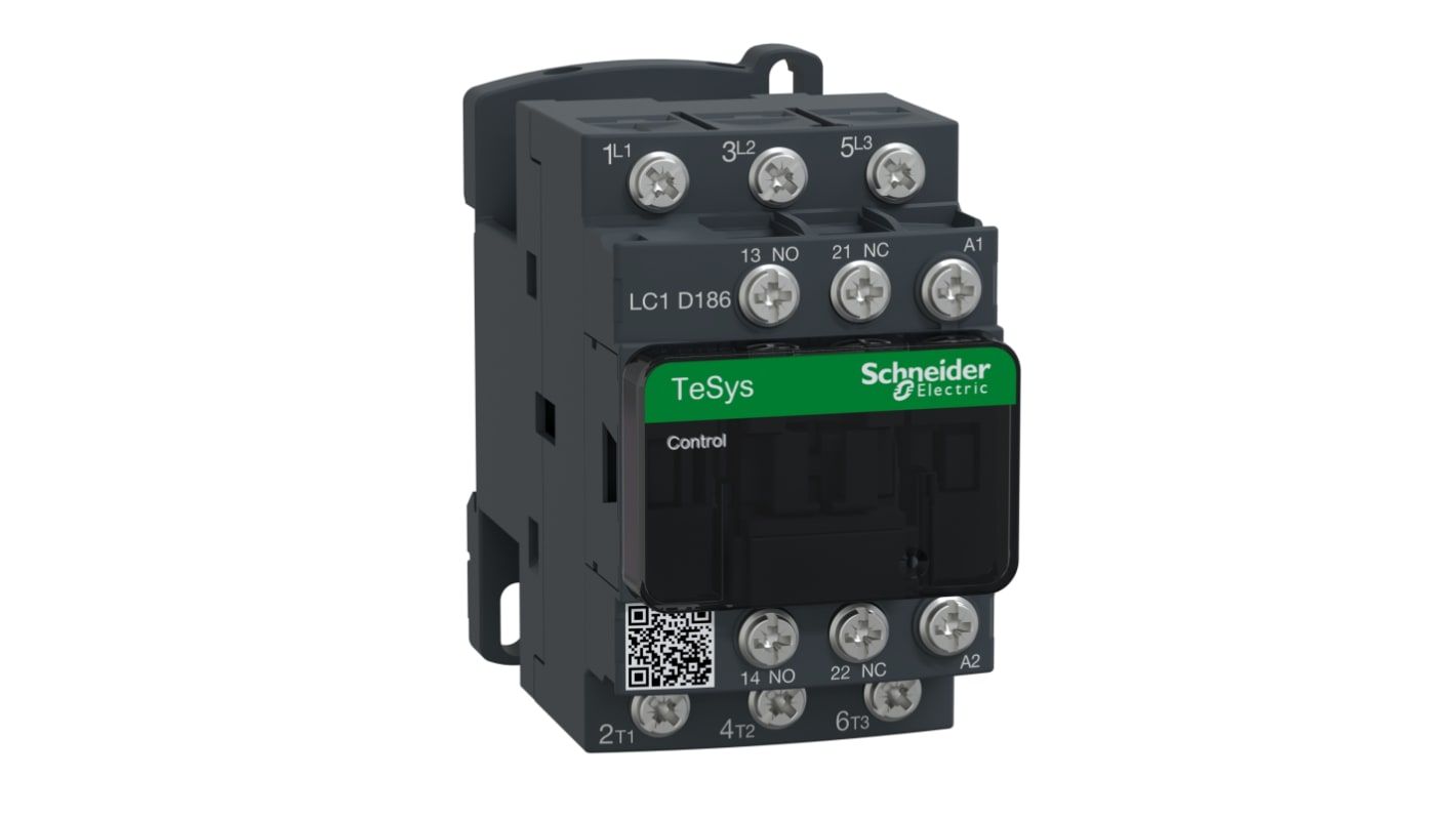 Stycznik 440 V AC Schneider Electric styki: 3 7,5 kW 32 A 3NO Końcówka oczkowa LC1D186R7