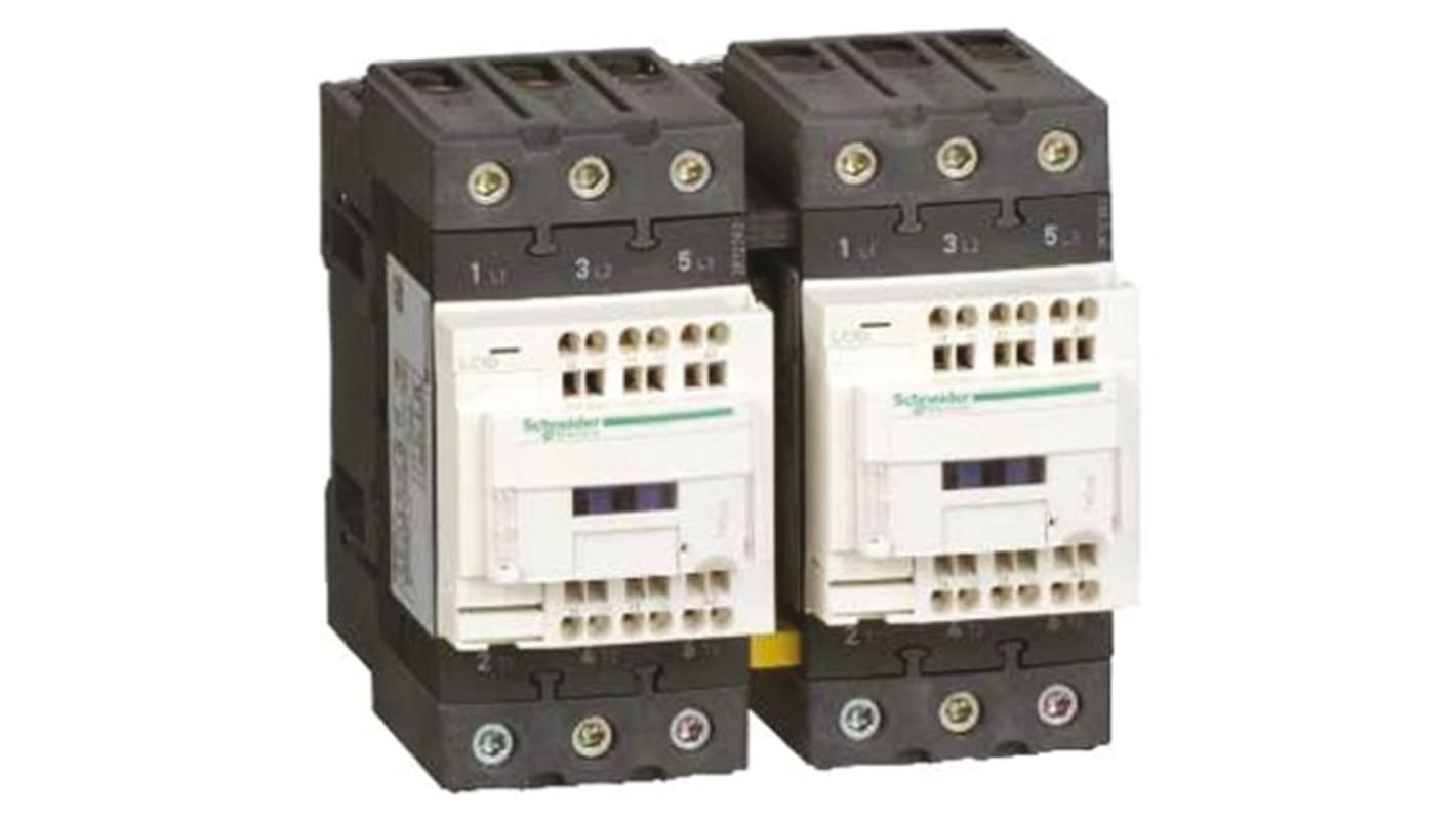 Schneider Electric LC2D Series Contactor, 230 V ac Coil, 3-Pole, 22 kW, 300 V dc, 690 V ac