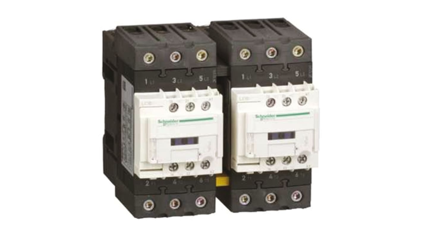 Schneider Electric LC2D Series Contactor, 12 V ac Coil, 3-Pole, 22 kW, 300 V dc, 690 V ac