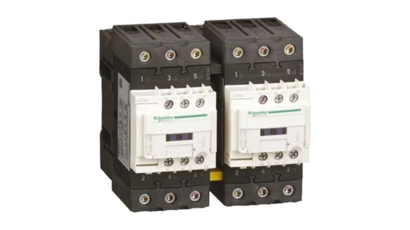 Schneider Electric LC2D Series Contactor, 400 V ac Coil, 3-Pole, 22 kW, 300 V dc, 690 V ac