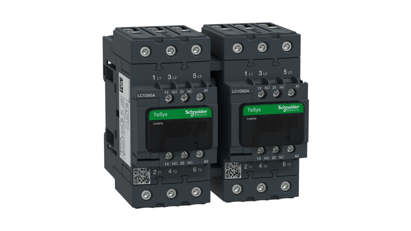 Schneider Electric TeSys D LC2D Contactor, 110 V ac Coil, 3-Pole, 37 kW, 300 V dc, 690 V ac