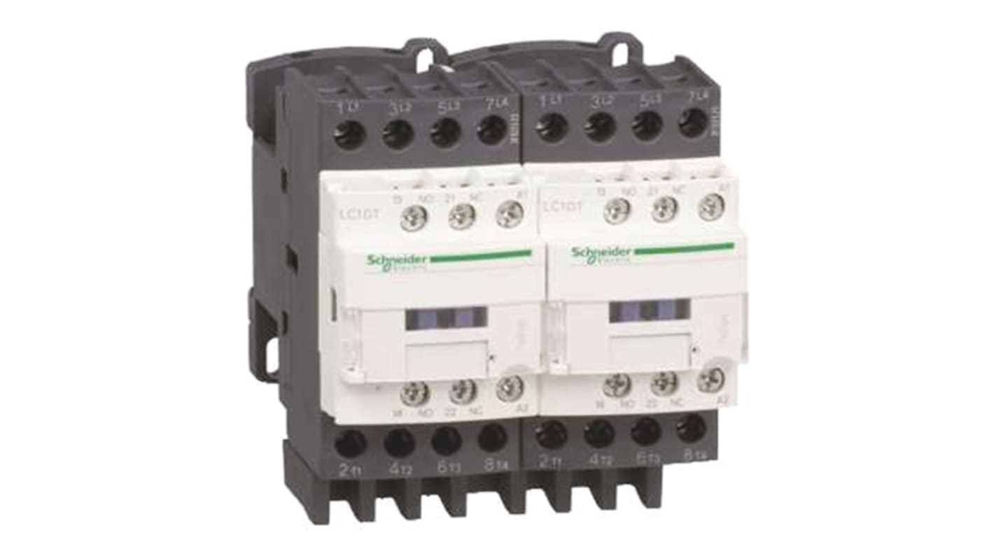 Schneider Electric LC2D Series Contactor, 400 V ac Coil, 4-Pole, 300 V dc, 690 V ac