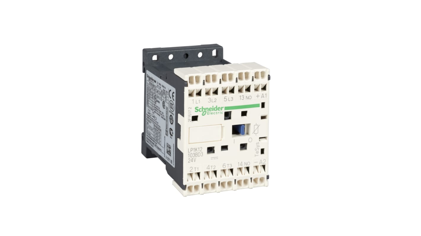 Schneider Electric TeSys K LP4K Leistungsschütz 24 V dc-Spule, 3 -polig , 690 V ac / 20 A 4 kW 3 Schließer