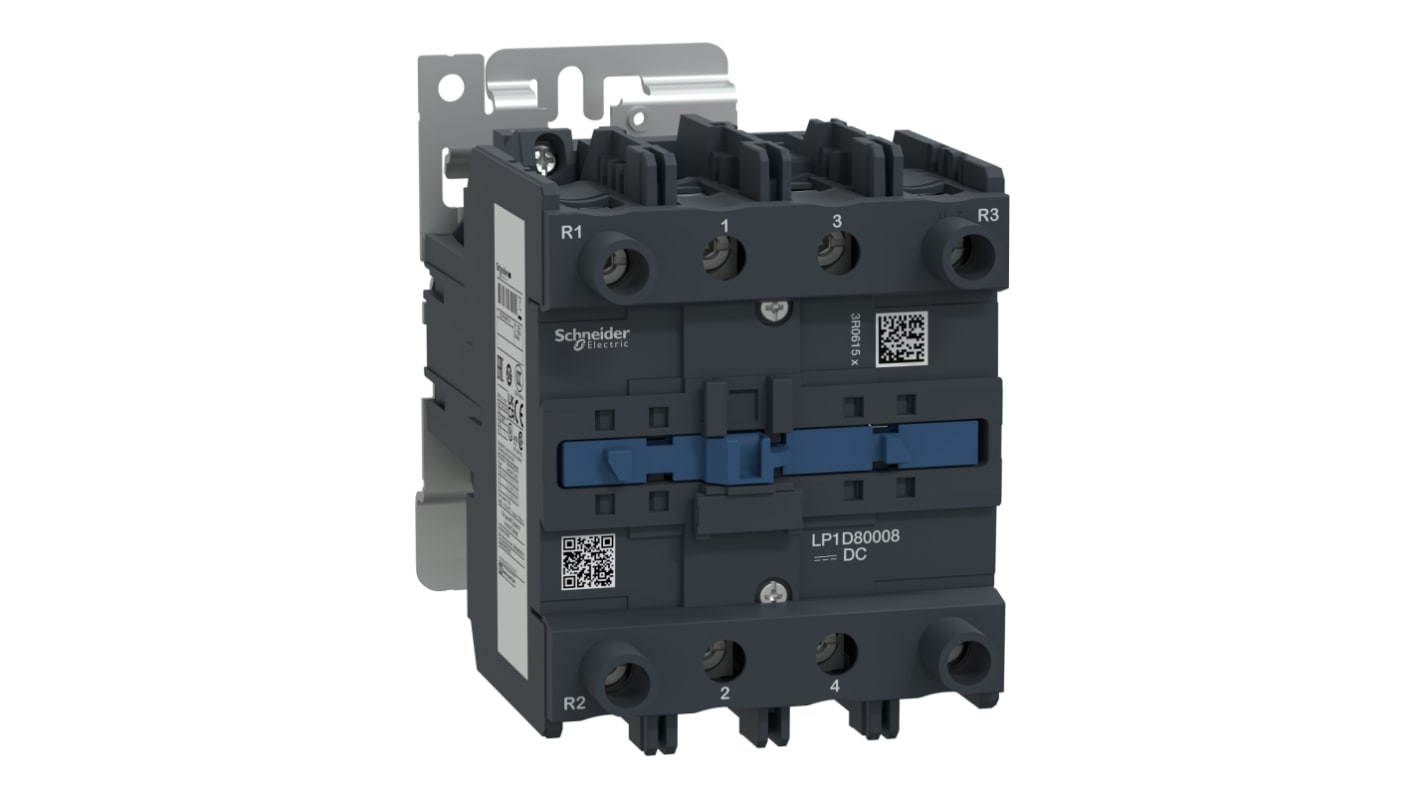 Stycznik 110 V DC Schneider Electric styki: 4 2NO + 2NC Kabel LP1D80008FD