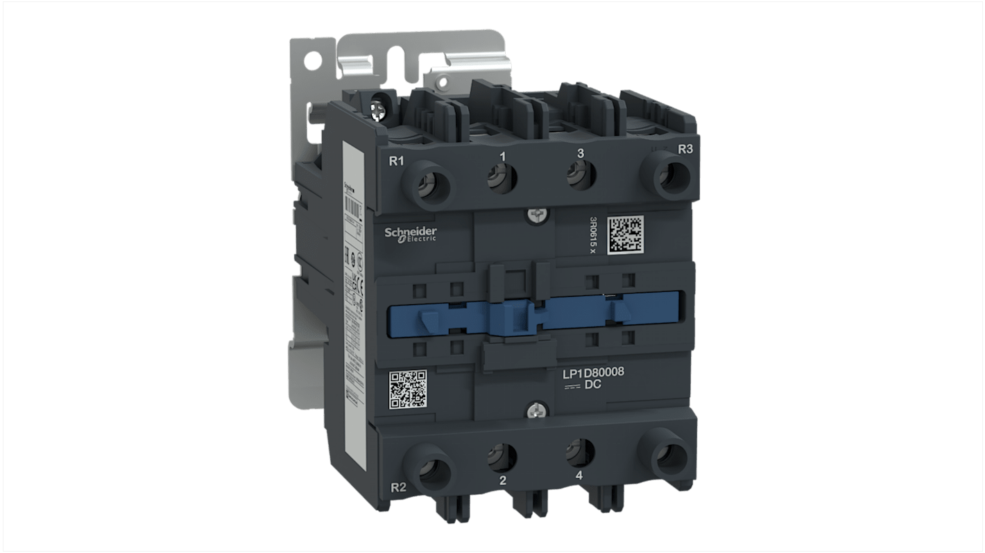 Schneider Electric TeSys D LP1D Contactor, 230 V dc Coil, 4-Pole, 2NO + 2NC