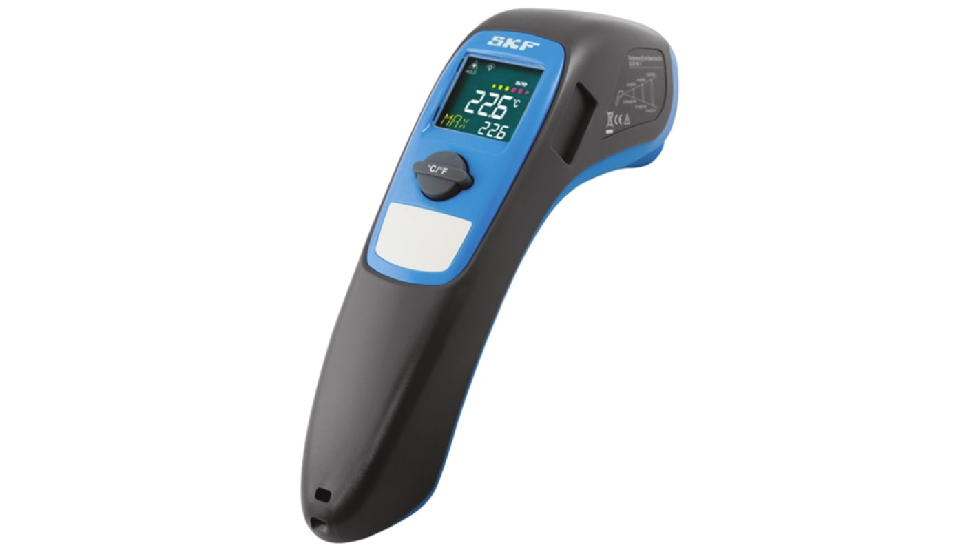 SKF TKTL 10 Infrared Thermometer, -60°C Min, +625°C Max, °C and °F Measurements